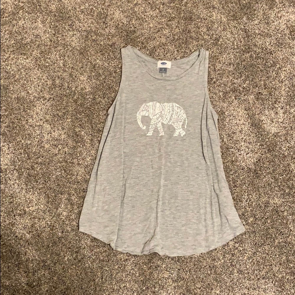 Tribal Elephant tank top